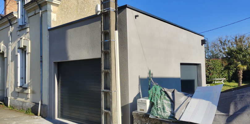 façades avec un dégrossi bâtard